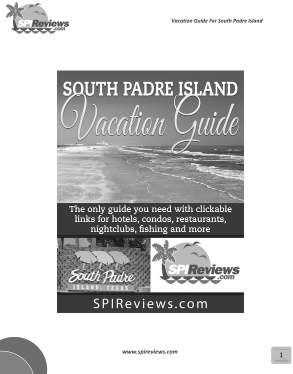 Product picture South Padre Island Vacation Guide